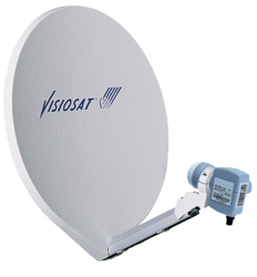Parabole fibre SMC 55 cm avec LNB Single - Cahors