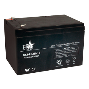Batterie rechargeable accumulateur solaire piles sèches - 12v 12ah - plomb - (151x99x95mm)