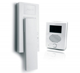 Portier audio - Interphone audio 2 fils - platine de rue an saillie (ABS) antichoc - BLANC - Avidsen