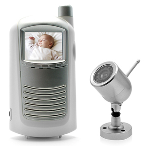 Kit cam�ra couleur sans fil - 2,4GHz - IR + �cran LCD couleur - Baby veille - Avidsen