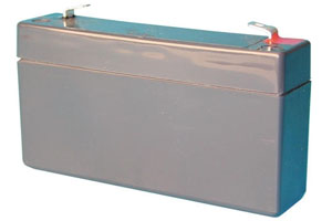 Batterie rechargeable - 6v 1.2ah - plomb gel etanche - (97x58x24mm)