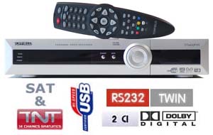 recepteur satellite tnt hd double tuner