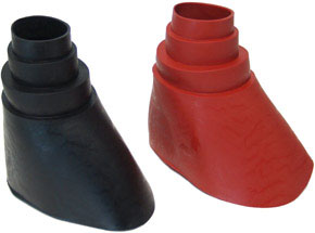 Manchon neoprene d�etancheite rouge et noir