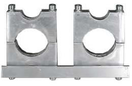 Support universel en aluminium 23/40mm pour 2 LNB