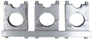 Support universel en aluminium 23/40mm pour 3 LNB