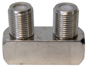 Raccord Fiche F coud� 7mm 180� Femelle - Femelle Haute Qualit�