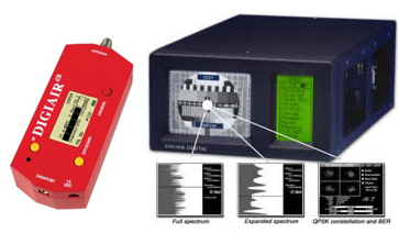 Pack Mesureur de champ Satellite Digital SATLOOK NIT + Mesureur de champ Terrestre et TNT Emitor Digiair DB