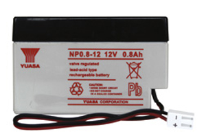 Batterie plomb AGM NP0.8-12 YUASA 12V 0.8Ah