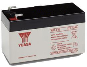 Batterie plomb AGM NP1.2-12 YUASA 12V 1.2Ah