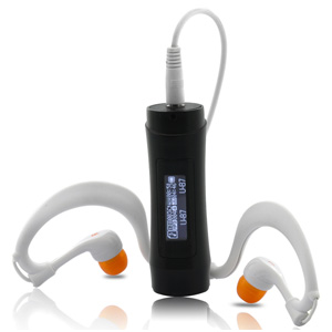 Lecteur MP3 �tanche IPX8 jusqu�� 10 m�tres - Radio FM - 8 Go avec �cran OLED - Leviathan