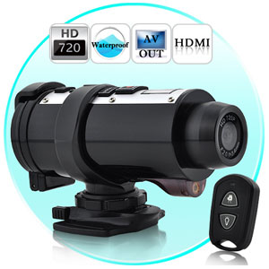 Cam�ra Vid�o HD - 5 m�gapixels � Etanche - Sports - Action - avec t�l�commande