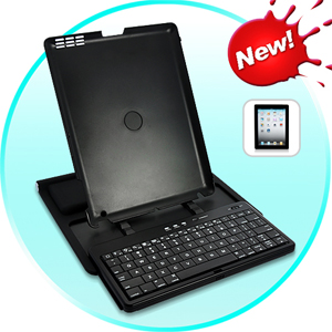 Clavier bluetooth rglable coulissant pour iPad 2 - 360 Degrs