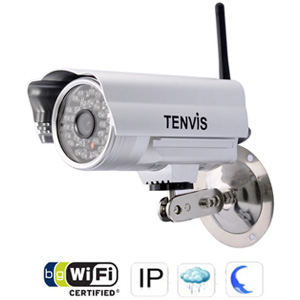 Caméra réseau IP Wi-Fi étanche - CMOS 1/4