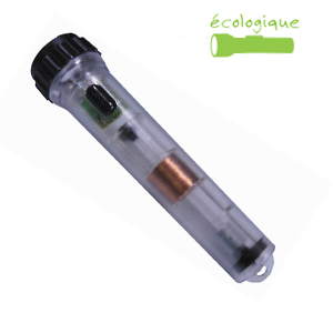 Torche �cologique  �lectronique sans pile ni batterie - 17 cm