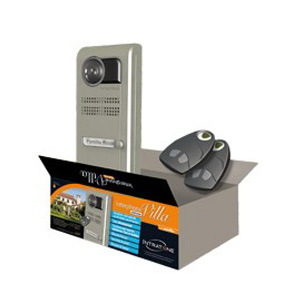 Kit interphone vido GSM pour Villa - 2 boutons dappel - pose en saillie - INTRATONE