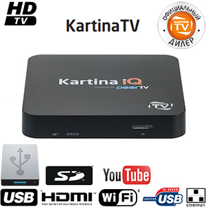 Abonnement Russe HD IP Kartina TV - 12 mois - Wifi