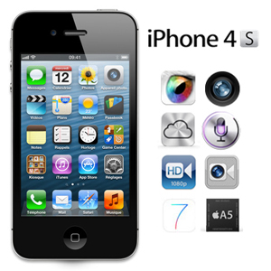 Apple Iphone 4S 16Go debloque et compatible avec tout operateur
