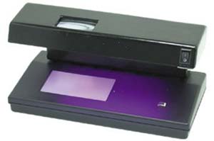 Dtecteur de faux billets par lampe UV +large table lumineuse+loupe