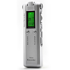Enregistreur num�rique vocal et t�l�phonique avec radio FM - 4 Go 