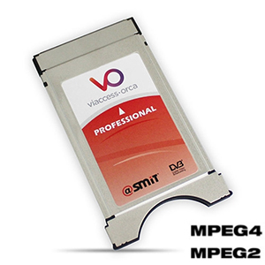 Module PCMCIA Viaccess SMIT Professionnel - DVB-CI - MPEG2/MPEG4 - dcrypte jusqu 8 chanes