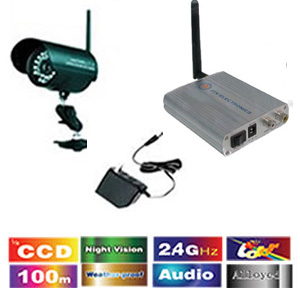 Cam�ra couleur sans fil CCD 1/4