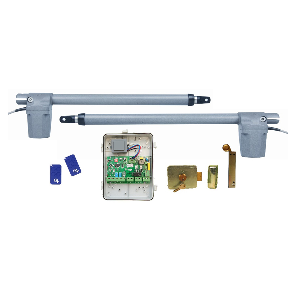 Kit a battants reversibles basic R420, non bloquant,  230V, largeur vantail 3m max, poids vantail 200 kg max, course utile : 430 mm, ouverture : 120 � max,16 cycles / jour