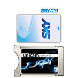 Abonnement Sky Italia HD Complet (Sky TV + Cinema + Calcio + Sport) 12 mois + Module PCMCIA UniCam Unicrypt 