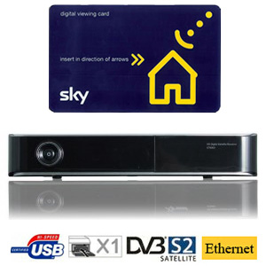 Dcodeur HD IP - TVHD + Abonnement IP Sky UK - 331 Chanes - 12 mois