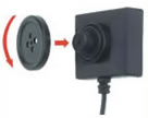 camera espion vis bouton