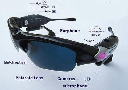 lunette espion camera cache