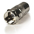 Adaptateur Fiche antenne TV Femelle / Fiche F m�le
