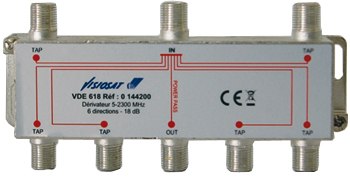 Drivateur standard VDE 618  6 directions - 18dB