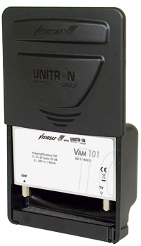 Préamplificateur de mat 1 entrée UHF - 25dB - Visiosat VAM101
