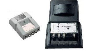 Kit Pramplificateur 2 entres UHF/FM avec alimentation 24volts - Filtre LTE 4G - Cahors CKA 130FM