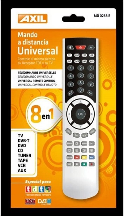 Mando Universal TV TDT DVB-T CD DVD VCR TUNER AUX TAPE EBOX MDU8100S