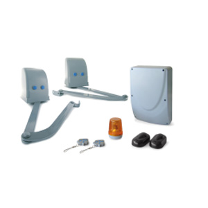 Kit motorisation � bras articul�s 12V - jusqu�� 2,75m - 275Kg max par battant