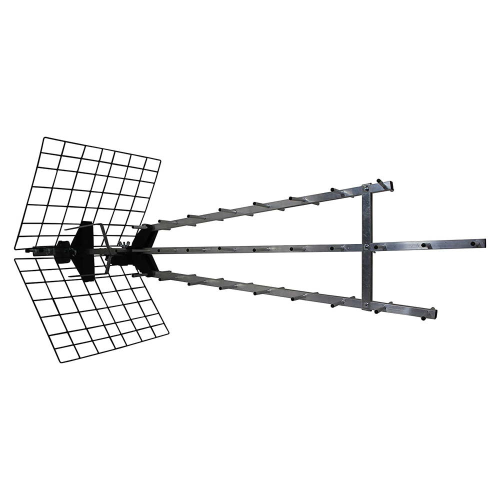 Antenne dextrieur UHF Trinappe 4K HD amplifie 57 dB - Filtre 4G, Prmonte, 470-790 MHz, Anti-corrosion