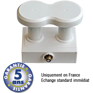 LNB Monobloc 4.3  Single 0.1 dB - 23mm - Best Germany - 5 ans de garantie