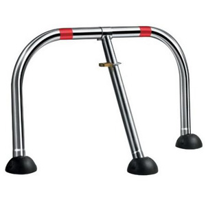 Borne de parking manuelle avec cadenas  sceller - Largeur 830 mm - Hauteur 465 mm