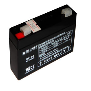 Batteries rechargeable - 6V 1.3Ah - plomb - (95x50x23mm)