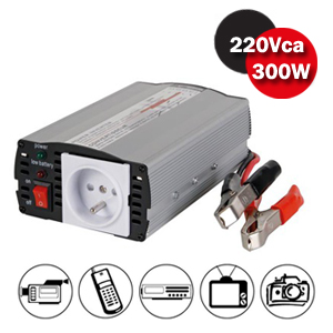 Convertisseur lectronique de tension 24Vcc / 220Vca - 300W