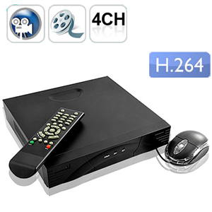 Enregistreur DVR compact - H.264 - 4 canaux