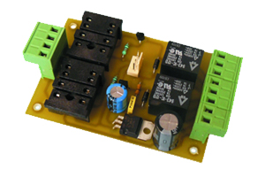 Module relais pour 2 détecteurs de boucle magnétique - 12V à 24V 