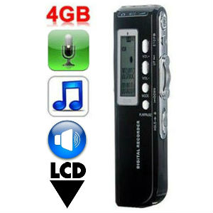 Dictaphone numrique mp3 - enregistreur tlphonique - 4gb