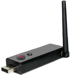 Mini rcepteur DVR  2.4GHz - 4 canaux - Porte 100m - Sortie USB 2.0