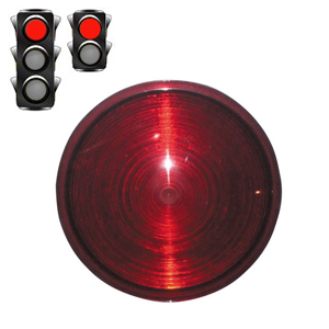 Filtre plastique Rouge - semaphore feu de circulation routiere