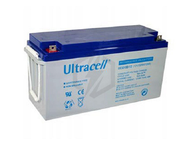 Batterie GEL camping car bateau 12v 150ah UCG150-12 Ultracell sans entretien