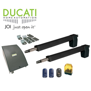 HC812-300 Automatisme Kit Motorisation - DUCATI HOME-AUTOMATION - Automatisme de Portail - Longueur de Course 300MM - 2 Vantaux - 250KG