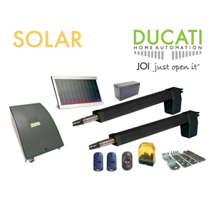 HC812-300 SOLAIRE automatisme kit motorisation - DUCATI HOME-AUTOMATION - Automatisme de Portail - Longueur de course 300mm