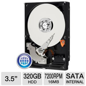 Disque Dur 3.5 SATA Western Digital - 320 Go - 7200 tr/s - 16Mo